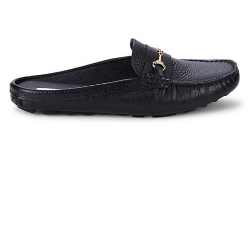 Slip-on Saks Fifth Avenue mules.